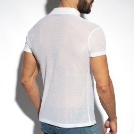 Polo de la marque ES COLLECTION - Polo Avant Garde - Blanc - Ref : POLO37 C01