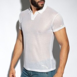 Polo de la marque ES COLLECTION - Polo Avant Garde - Blanc - Ref : POLO37 C01