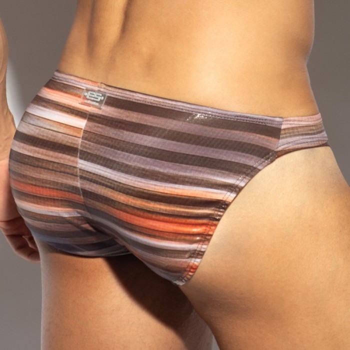Slip del marchio ES COLLECTION - copy of Bikini Wetlands - Kaki - Ref : UN636 C13