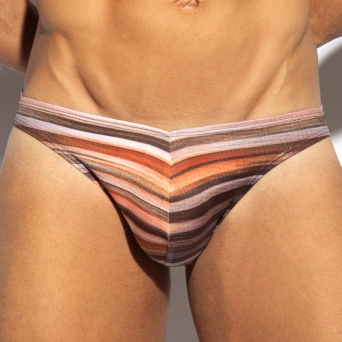 Slip del marchio ES COLLECTION - copy of Bikini Wetlands - Kaki - Ref : UN636 C13