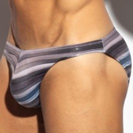 Slip, Tanga de la marque ES COLLECTION - Bikini Wetlands - Gris - Ref : UN636 C15