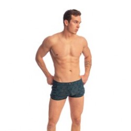 Corto de la marca L HOMME INVISIBLE - Delphinium - Split shorts - Ref : SP05 DEL 272