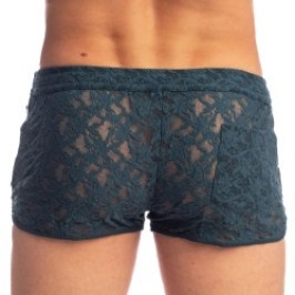 Corto de la marca L HOMME INVISIBLE - Delphinium - Split shorts - Ref : SP05 DEL 272