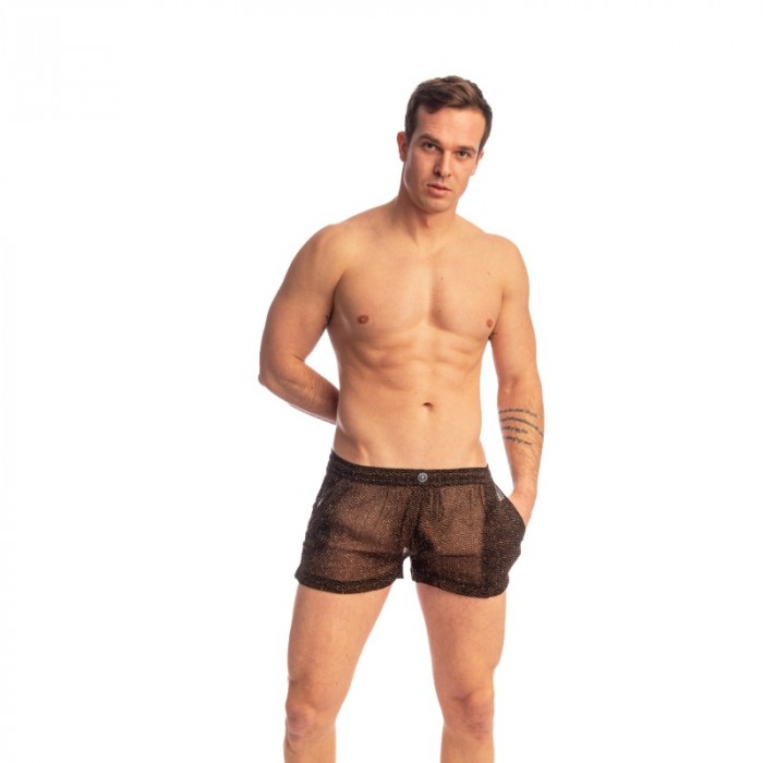 Short de la marque L HOMME INVISIBLE - Boa - Flowy Shorts - Ref : HW185 PYT25