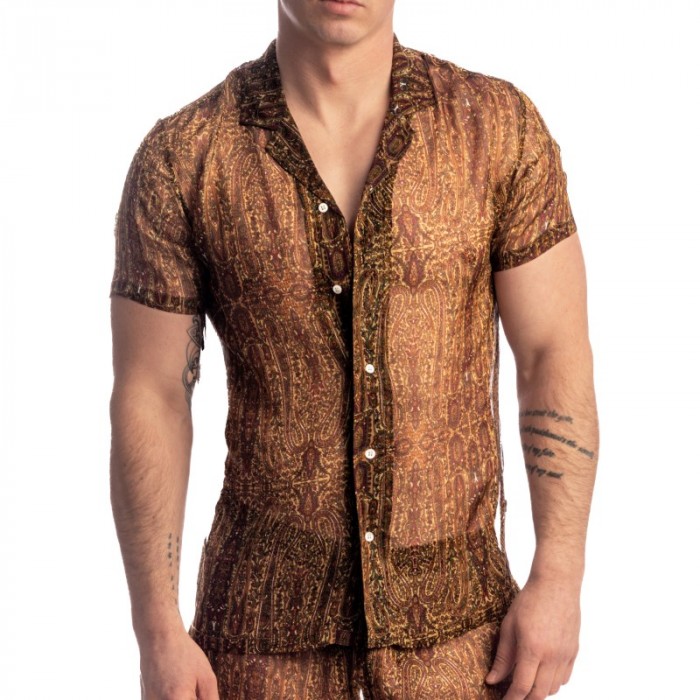 Haut lounge de la marca L HOMME INVISIBLE - Nigeen - Boxy Shirt - Ref : HW167 NIG P24 Haut lounge de la marca L HOMME INVISIBLE - Nigeen - Boxy Shirt - Ref : HW167 NIG P24