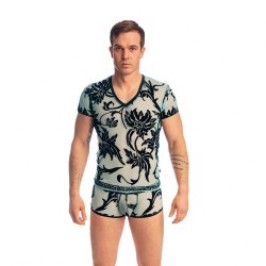 Haut lounge de la marque L HOMME INVISIBLE - Velours Mystique - T Shirt - Ref : MY73 VEL 043