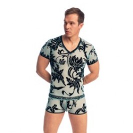 Haut lounge de la marque L HOMME INVISIBLE - Velours Mystique - T Shirt - Ref : MY73 VEL 043
