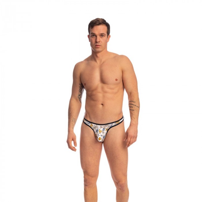 Thong of the brand L HOMME INVISIBLE - Sevres - Cross String Bikini - Ref : UW23 SEV 224
