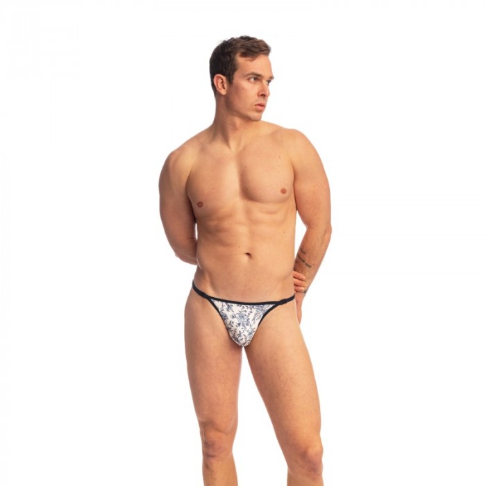 Thong of the brand L HOMME INVISIBLE - Siam Jouy G-String Striptease - Ref : MY83 SIA P49