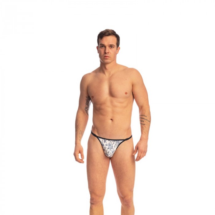 Thong of the brand L HOMME INVISIBLE - Siam Jouy G-String Striptease - Ref : MY83 SIA P49