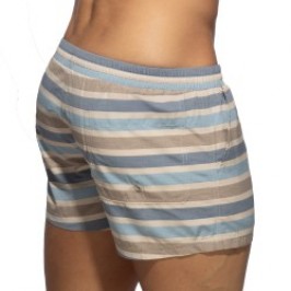 Short de bain de la marque ADDICTED - Short Retro Stripes Swim - Ref : ADS351 C23