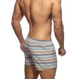 Short de bain de la marque ADDICTED - Short Retro Stripes Swim - Ref : ADS351 C23