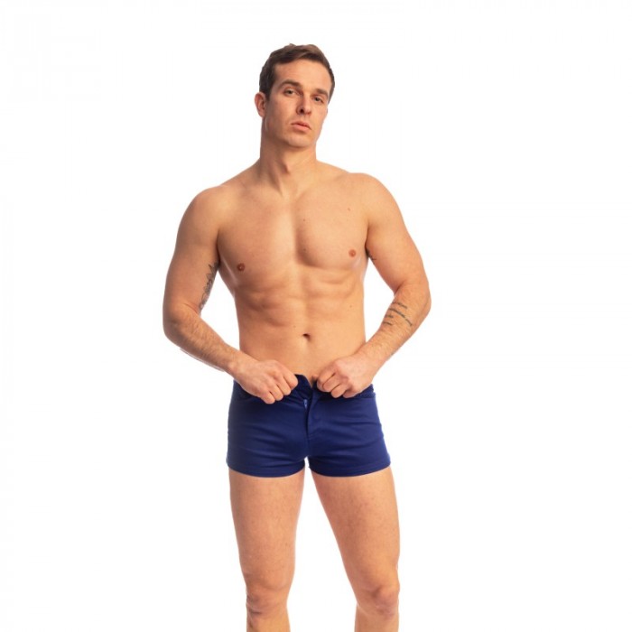 Short de la marque L HOMME INVISIBLE - Hot Pants Shorts Bleu - Ref : RW07 HOT 048
