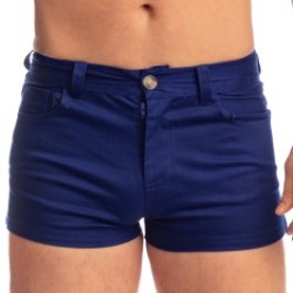Short de la marque L HOMME INVISIBLE - Hot Pants Shorts Bleu - Ref : RW07 HOT 048