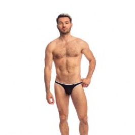 String de la marque L HOMME INVISIBLE - Soft Touch Classic - String L Homme Invisible Bikini Noir - Ref : UW07 PER 001