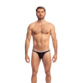 String de la marque L HOMME INVISIBLE - Soft Touch Classic - String L Homme Invisible Bikini Noir - Ref : UW07 PER 001