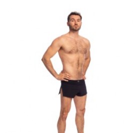 Breve del marchio L HOMME INVISIBLE - Soft Touch Classic - Aero Shorts L Homme Invisible Noir - Ref : HW179 PER 001