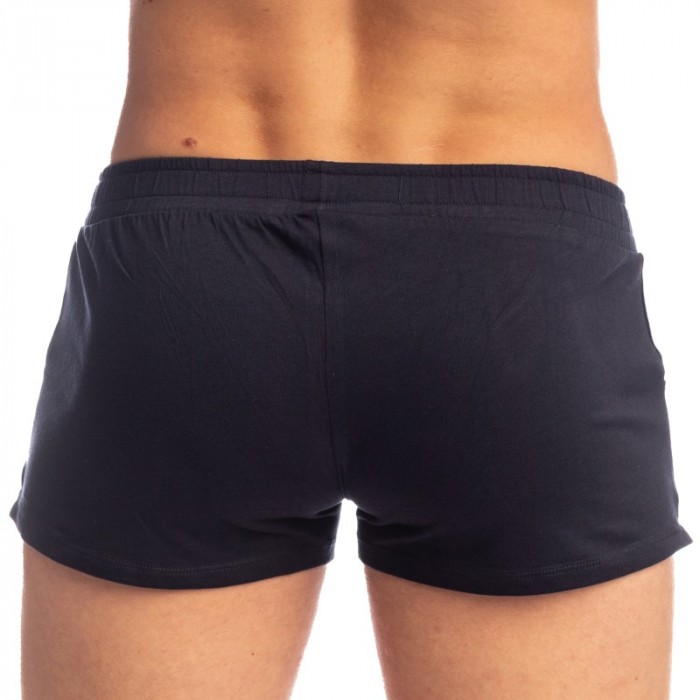 Short de la marque L HOMME INVISIBLE - Lounge Party - Micro Lounge Shorts L Homme Invisible Marine Fonce - Ref : HW109 LPA 049