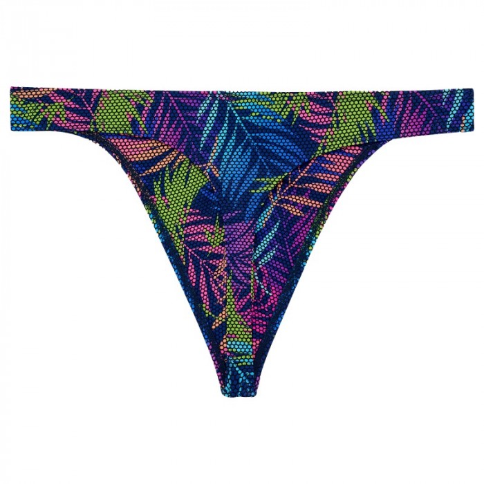 String de la marque HOM - G-String HOM Funky Styles Tropical Pixel - EDITION LIMITEE - Ref : 403013 I0RA