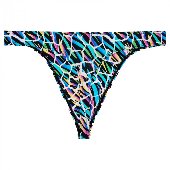 String de la marque HOM - G-String HOM Funky Styles Kaleido - EDITION LIMITEE - Ref : 403013 P023