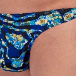 Thong of the brand HOM - copy of G-String HOM Funky Styles Tropical Pixel - EDITION LIMITEE - Ref : 403013 P0NB