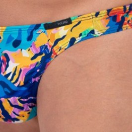 Thong of the brand HOM - copy of G-String HOM Funky Styles Tropical Pixel - EDITION LIMITEE - Ref : 403013 P0PF