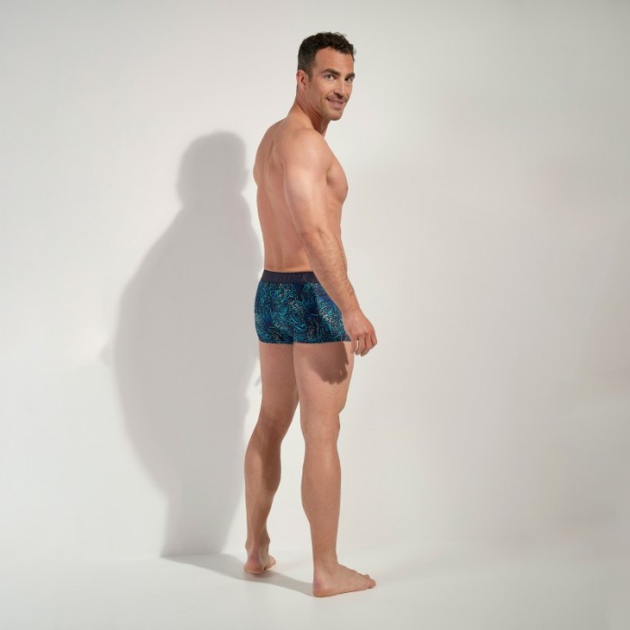 Boxer, shorty de la marque HOM - Boxer HOM Funky Styles Midnight Energy - EDITION LIMITEE - Ref : 403016 P0RA