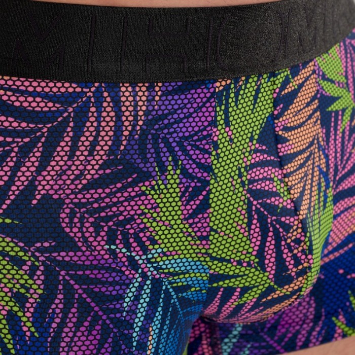 Boxer, shorty de la marque HOM - Boxer HOM Funky Styles Tropical Pixel - EDITION LIMITEE - Ref : 403016 I0RA
