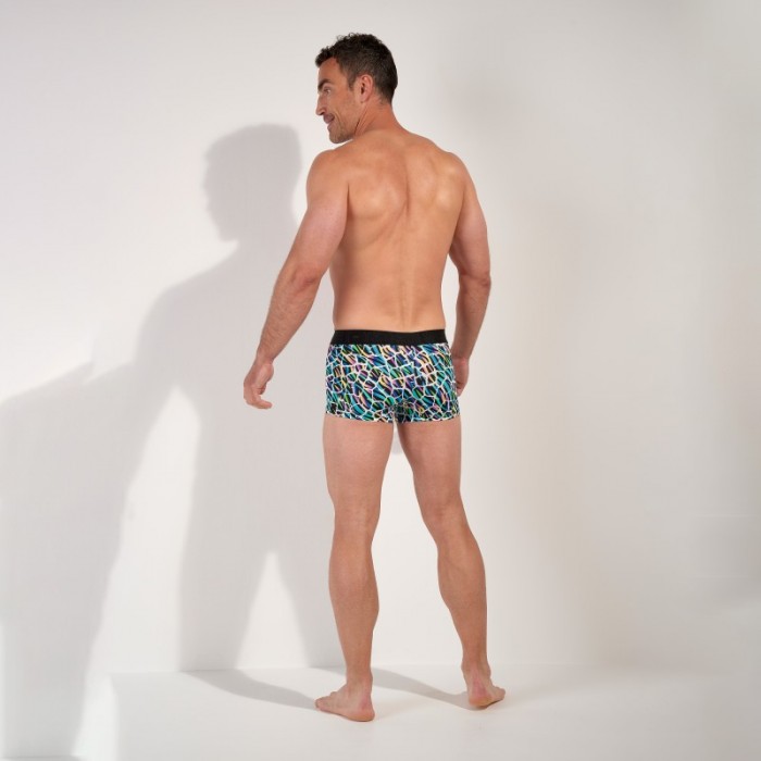 Boxer, shorty de la marque HOM - Boxer HOM Funky Styles Kaleido - EDITION LIMITEE - Ref : 403016 P023