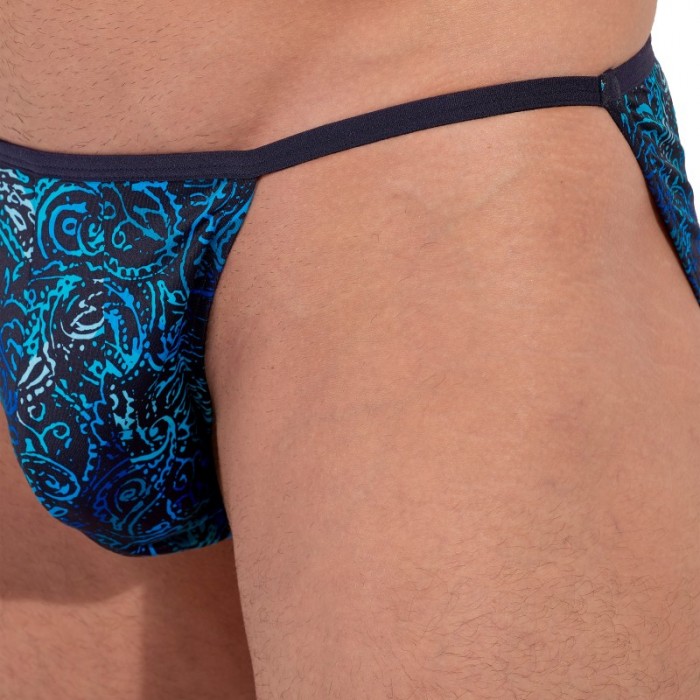 Slip, Tanga de la marque HOM - Tanga HOM Funky Styles Midnight Energy - EDITION LIMITEE - Ref : 403010 P0RA
