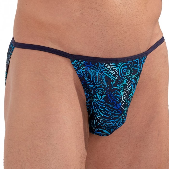 Slip, Tanga de la marque HOM - Tanga HOM Funky Styles Midnight Energy - EDITION LIMITEE - Ref : 403010 P0RA