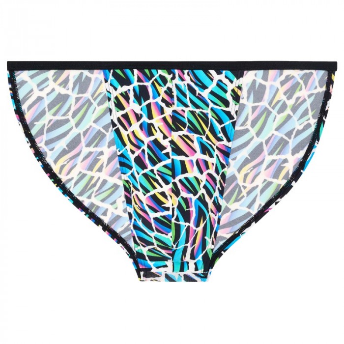 Underwear of the brand HOM - copy of Tanga HOM Funky Styles Tropical Pixel - EDITION LIMITEE - Ref : 403014 P023