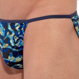Sous-vêtements de la marque HOM - Tanga HOM Funky Styles Abyss Camo - EDITION LIMITEE - Ref : 403014 P0NB