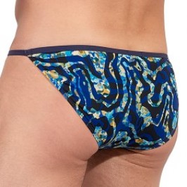 Underwear of the brand HOM - copy of Tanga HOM Funky Styles Tropical Pixel - EDITION LIMITEE - Ref : 403014 P0NB