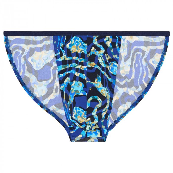 Sous-vêtements de la marque HOM - Tanga HOM Funky Styles Abyss Camo - EDITION LIMITEE - Ref : 403014 P0NB