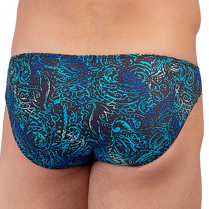 Slip, Tanga de la marque HOM - Micro Slip Hom Funky Styles Midnight Energy - EDITION LIMITEE - Ref : 403011 P0RA