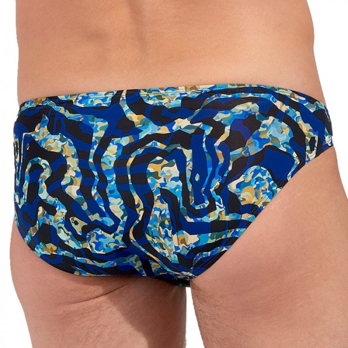 Brief of the brand HOM - copy of Micro Slip Hom Funky Styles  Tropical Pixel - EDITION LIMITEE - Ref : 403015 P0NB