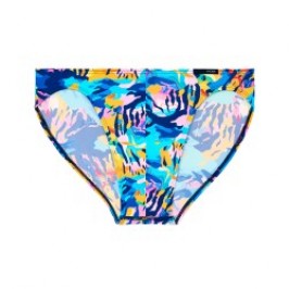 Brief of the brand HOM - copy of Micro Slip Hom Funky Styles  Tropical Pixel - EDITION LIMITEE - Ref : 403015 P0PF