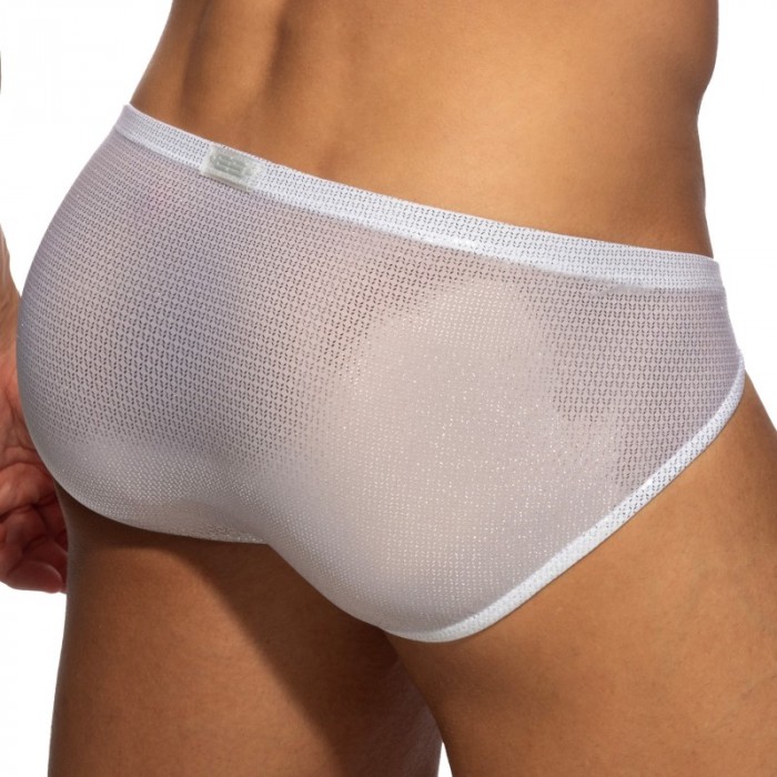 Slip, Tanga de la marque ES COLLECTION - Bikini Radiant Gold - Blanc - Ref : UN634 C01