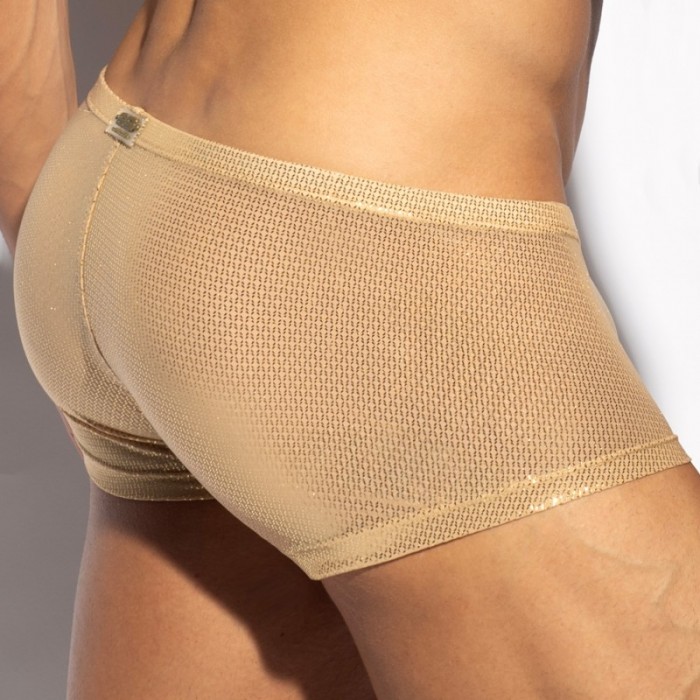 Sous-vêtements de la marque ES COLLECTION - Boxer Radiant Gold - Beige - Ref : UN635 C28