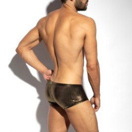 Sous-vêtements de la marque ES COLLECTION - Boxer Radiant Gold - Noir - Ref : UN635 C10