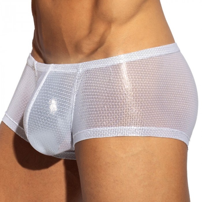 Sous-vêtements de la marque ES COLLECTION - Boxer Radiant Gold - Blanc - Ref : UN635 C01
