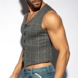 Veste de la marque ES COLLECTION - Veste Tweed Edition Limitée - Gris - Ref : SP340 C15