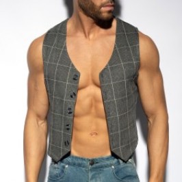 Veste de la marque ES COLLECTION - Veste Tweed Edition Limitée - Gris - Ref : SP340 C15