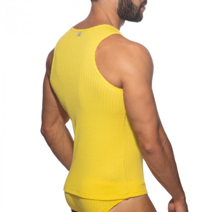 Débardeur de la marque ADDICTED - Débardeur Puff - Jaune - Ref : AD1378 C03