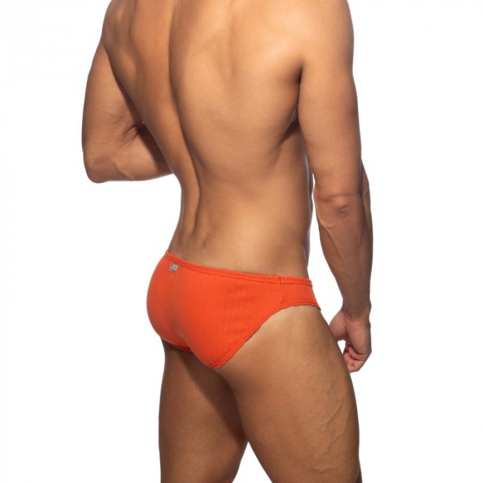 Slip, Tanga de la marque ADDICTED - Bikini Puff - Orange - Ref : AD1379 C04