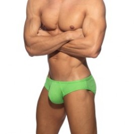 Slip, Tanga de la marque ADDICTED - Bikini Puff - Vert - Ref : AD1379 C07