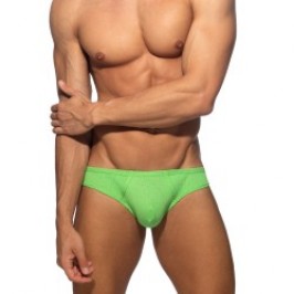 Slip, Tanga de la marque ADDICTED - Bikini Puff - Vert - Ref : AD1379 C07