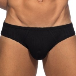 Slip, Tanga de la marque ADDICTED - Bikini Puff - Noir - Ref : AD1379 C10