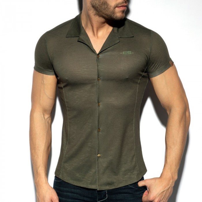 Camicia del marchio ES COLLECTION - copy of Chemise Slim Fit - Blanc - Ref : SHT023 C12 Camicia del marchio ES COLLECTION - copy of Chemise Slim Fit - Blanc - Ref : SHT023 C12